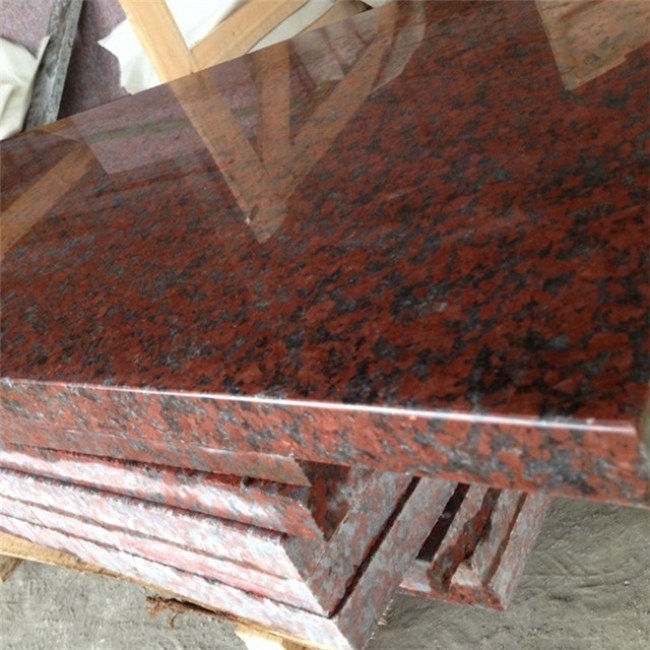 African red granite slabs